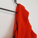Second-Hand - Mossman Elegant Red One Shoulder Midi Dress Size 8 - SwapUp