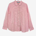 Second-Hand - Blue Illusion Glam Crystal Lined Shirt Size L - SwapUp