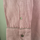 Second-Hand - Blue Illusion Glam Crystal Lined Shirt Size L - SwapUp