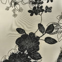 Second-Hand - Assorted Brands B&W Floral Layer Blouse Size L - SwapUp
