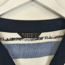 Second-Hand - Marco Polo Monochrome Stripe Top Size 14 - SwapUp