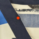 Second-Hand - Marco Polo Monochrome Stripe Top Size 14 - SwapUp
