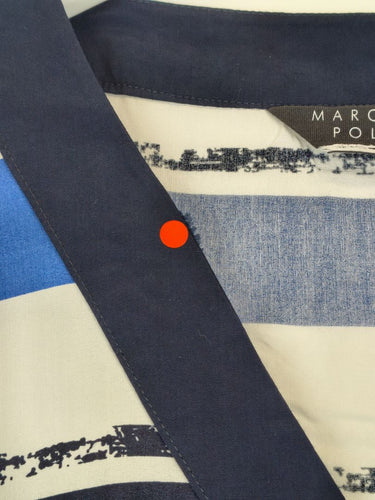 Second-Hand - Marco Polo Monochrome Stripe Top Size 14 - SwapUp
