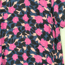 Second-Hand - Mister Zimi Pink Pop Floral Long Line Top Size 10 - SwapUp