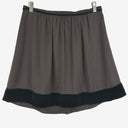 Second-Hand - Gap Chic Chocolate Velvet Edge Mini Skirt Size 10 - SwapUp