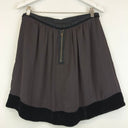 Second-Hand - Gap Chic Chocolate Velvet Edge Mini Skirt Size 10 - SwapUp