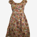 Second-Hand - Lazybones Retro Floral Summer Midi Dress Size - SwapUp