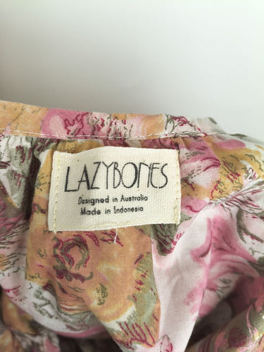 Second-Hand - Lazybones Retro Floral Summer Midi Dress Size - SwapUp