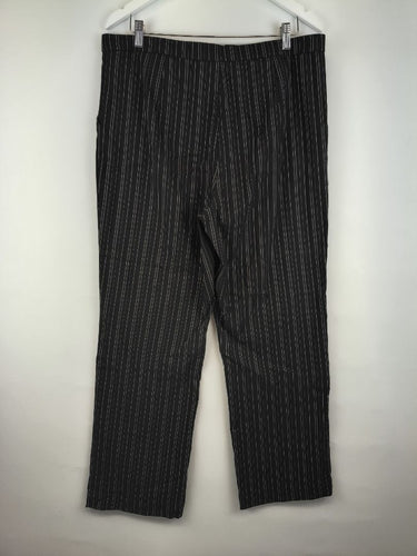 Second-Hand - My Size Pin Stripe Stretch Straight Leg Pants Size 16 - SwapUp