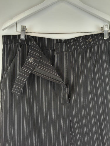 Second-Hand - My Size Pin Stripe Stretch Straight Leg Pants Size 16 - SwapUp