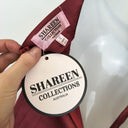 Second-Hand - Shareen Collections Wine Red Satin Cowl Neck Dress Size 12 - SwapUp