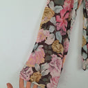 Second-Hand - Auguste Ruffle Tie Front Rose Blouse Size 8 - SwapUp