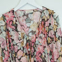 Second-Hand - Auguste Ruffle Tie Front Rose Blouse Size 8 - SwapUp