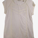 Second-Hand - Maison Scotch Cream Beaded Detail Top Size M - SwapUp