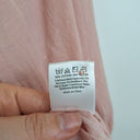 Second-Hand - Auguste Essential Dusty Pink Semi Sheer Blouse Size 8 - SwapUp