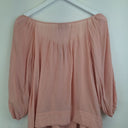Second-Hand - Auguste Essential Dusty Pink Semi Sheer Blouse Size 8 - SwapUp