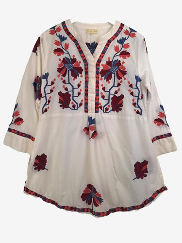 Rubyyaya Bright Bohemian Flowy Blouse Size M