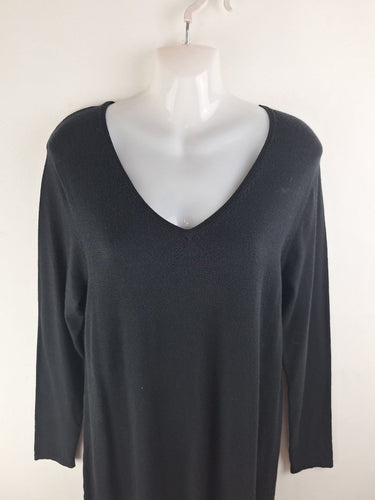 Second-Hand - Bird Keepers Lightweight V Neck Sweater Maxi Dress Size S - SwapUp