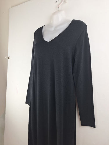 Second-Hand - Bird Keepers Lightweight V Neck Sweater Maxi Dress Size S - SwapUp
