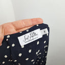 Second-Hand - Sweet Papillon Deep Navy Flirty Polka Dot Dress Size M - SwapUp