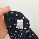 Second-Hand - Sweet Papillon Deep Navy Flirty Polka Dot Dress Size M - SwapUp