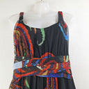 Second-Hand - Desigual By Lacroix Graphic Sheath Butterfly Mini Dress Size M - SwapUp