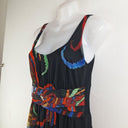 Second-Hand - Desigual By Lacroix Graphic Sheath Butterfly Mini Dress Size M - SwapUp
