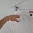 Second-Hand - BASLER White Denim Julienne Pants Size 12 - SwapUp