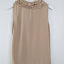 Second-Hand - Pure Silk Polka Keyhole Blouse Size S - SwapUp