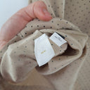 Second-Hand - Pure Silk Polka Keyhole Blouse Size S - SwapUp