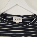 Second-Hand - Assorted Brands Panelled Stripe Top Size S - SwapUp