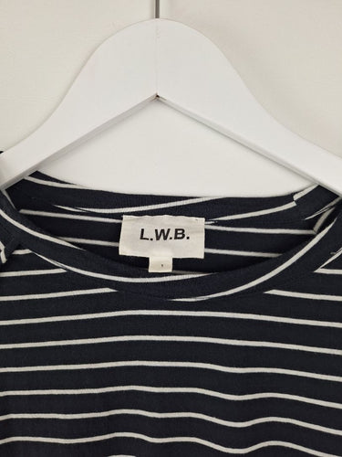 Second-Hand - Assorted Brands Panelled Stripe Top Size S - SwapUp