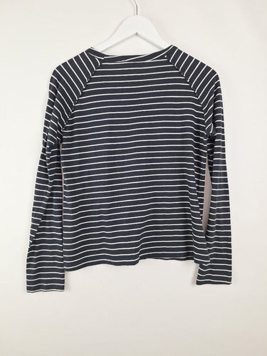 Second-Hand - Assorted Brands Panelled Stripe Top Size S - SwapUp
