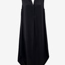 Second-Hand - Sportscraft Pure Silk Noir Midi Dress Size 8 - SwapUp