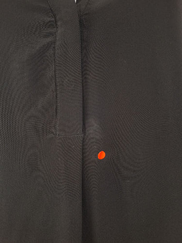Second-Hand - Sportscraft Pure Silk Noir Midi Dress Size 8 - SwapUp