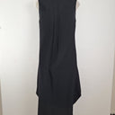 Second-Hand - Sportscraft Pure Silk Noir Midi Dress Size 8 - SwapUp