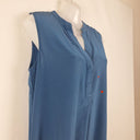 Second-Hand - Sportscraft Denim Blue Silk Midi Dress Size 10 - SwapUp