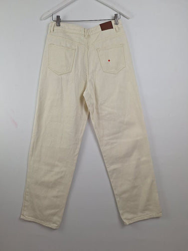 Second-Hand - The Fated Oat Milk Denim Straight Jeans Size 10 - SwapUp