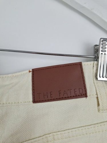 Second-Hand - The Fated Oat Milk Denim Straight Jeans Size 10 - SwapUp