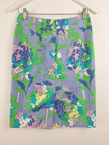 Second-Hand - Tommy Hilfiger Pastel Hydrangea Mini Skirt Size S - SwapUp