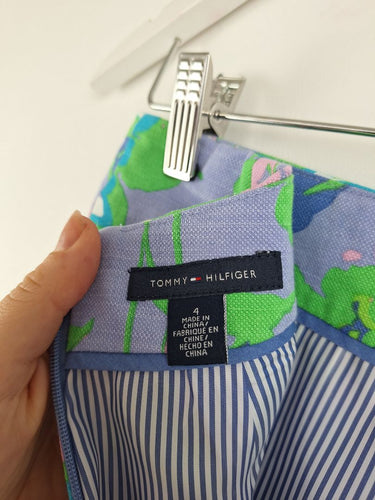 Second-Hand - Tommy Hilfiger Pastel Hydrangea Mini Skirt Size S - SwapUp
