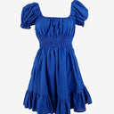 Second-Hand - Pilgrim Royal Blue Mini Sun Dress Size 10 - SwapUp