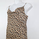 Second-Hand - Jorge Cowl Neck Animal Print Adjustable Length Dress Size 12 - SwapUp