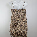 Second-Hand - Jorge Cowl Neck Animal Print Adjustable Length Dress Size 12 - SwapUp