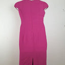 Second-Hand - Hobbs Fuscia Draped Asymmetric Dress Size 12 - SwapUp