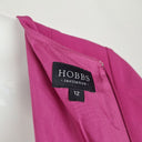 Second-Hand - Hobbs Fuscia Draped Asymmetric Dress Size 12 - SwapUp