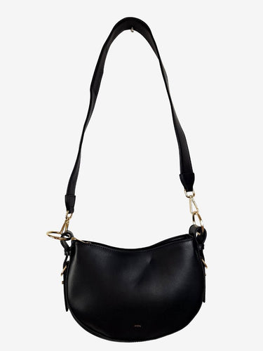 Mon Smooth Leather Saddle Bag