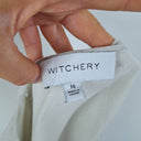 Second-Hand - Witchery Breezy Oatmeal Puffy Sleeved Linen Dress Size 16 - SwapUp