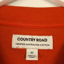 Second-Hand - Country Road Burnt Orange Ribbed Edge Jumper Size XS - SwapUp