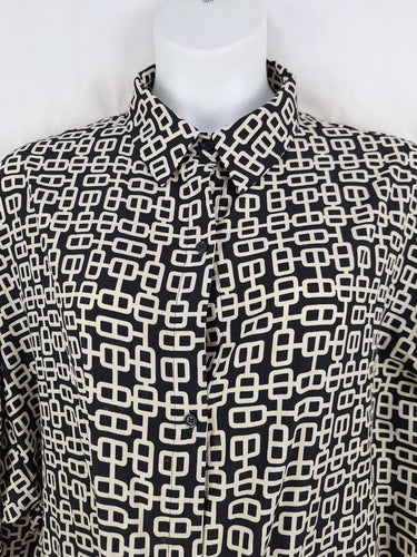 Brave + True Funky Button Up Shirt Dress Size M by SwapUp-Online Second Hand Store-Online Thrift Store